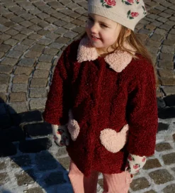 Konges Sløjd Fleecefrakke - Teddy - Calin - Cabernet