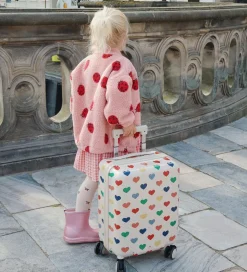 Konges Sløjd Fleecejakke - Jody Teddy - Ladybug Pink