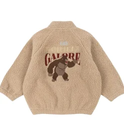 Konges Sløjd Fleecejakke - Jazz Teddy - Oxford Tan