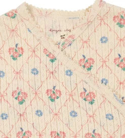 Konges Sløjd Heldragt - Rib - Minnie - Fleur Decor m. Hulmønster