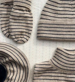 Konges Sløjd Hue - Uld - Louli - Stripe Bluie