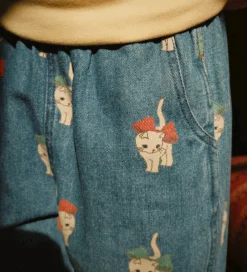 Konges Sløjd Jeans - Magot - Bow Kitty Denim