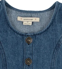 Konges Sløjd Kjole - Denim - Elba - Denim Blue m. Kirsebær