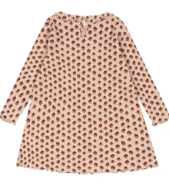 Konges Sløjd Kjole - Rib - Nia - Ruby Rose m. Hulmønster
