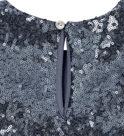 Konges Sløjd Kjole - Rosie - Bel Air Blue m. Pailletter