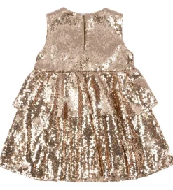 Konges Sløjd Kjole - Rosie - Smoke Gray m. Pailletter