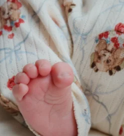 Konges Sløjd Leggings - Rib - Minnie - Puppy m. Hulmønster