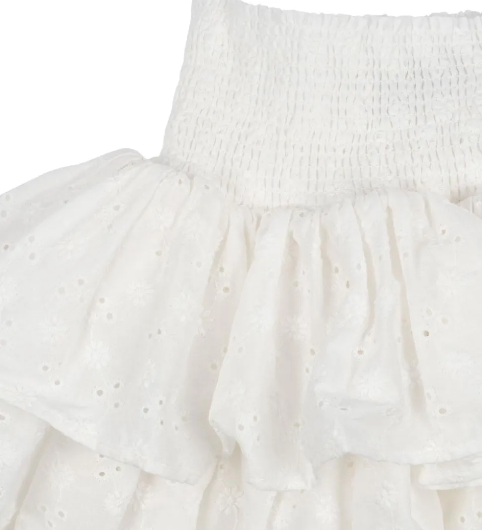 Konges Sløjd Nederdel - Lacey Smock - Optic White