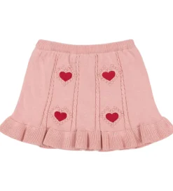 Konges Sløjd Nederdel - Strik - Soleil - Silver Pink