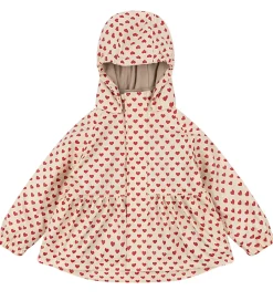 Konges Sløjd Regntøj m. Seler/Fleece - PU - Rainy Palme - Coeur