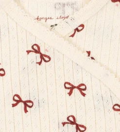 Konges Sløjd Slå-om Body l/æ - Minnie - Bow Rouge