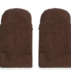 KongWalther Barnevognshandsker - Østerbro - Chocolate Brown Faux