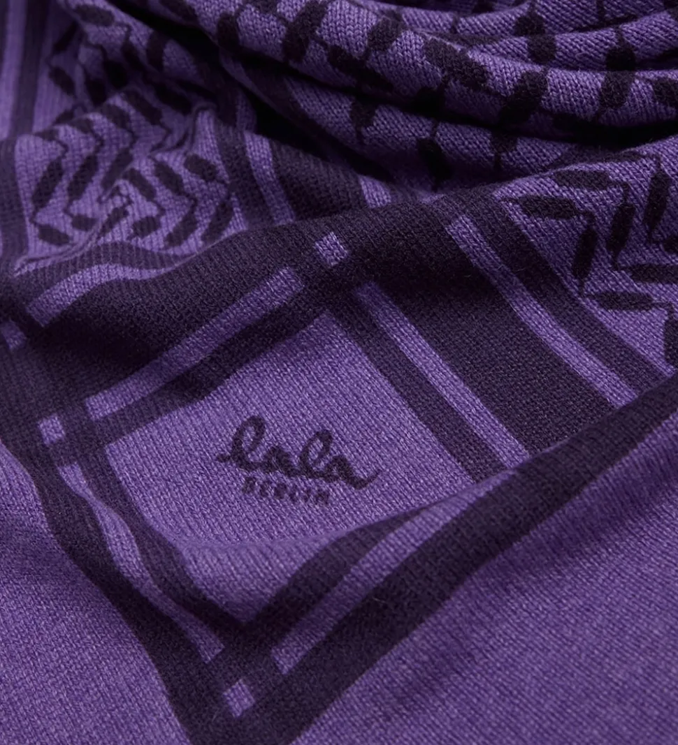 Lala Berlin Tørklæde - Triangle Trinity M - 162x85 - Iris