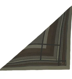 Lala Berlin Tørklæde - 180x80 - Triangle Double Heritage - Leaf