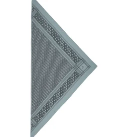 Lala Berlin Tørklæde - 162x85 - Triangle Monogram M - Grey On Me