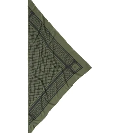 LaLa Berlin Tørklæde - 162x85 - Triangle Trinity - Moss/Asphalt