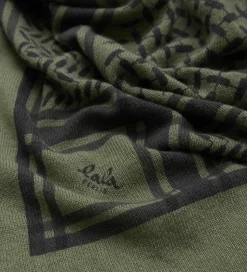 LaLa Berlin Tørklæde - 162x85 - Triangle Trinity - Moss/Asphalt