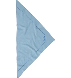 Lala Berlin Tørklæde - 70x35 - Triangle Solid XS - Atlantic
