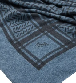 LaLa Berlin Tørklæde - 162x85 - Triangle Trinity - Vela/Antracit