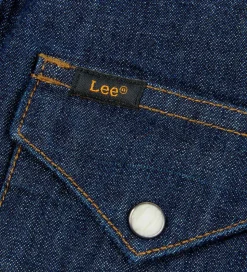 Lee Skjorte - Denim - Western - Mid Wash