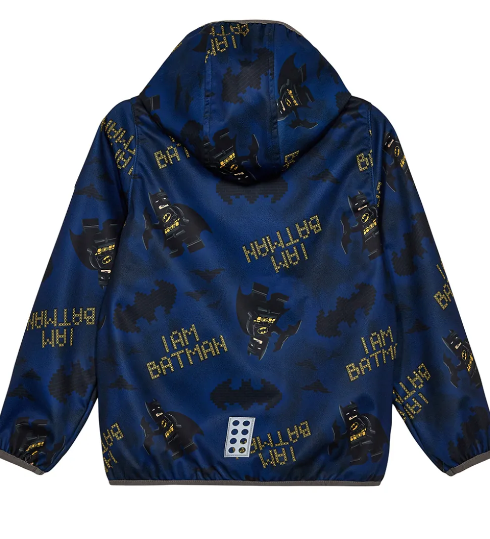 LEGO® Batman Softshelljakke - LWScout 201 - Mørkeblå m. Print