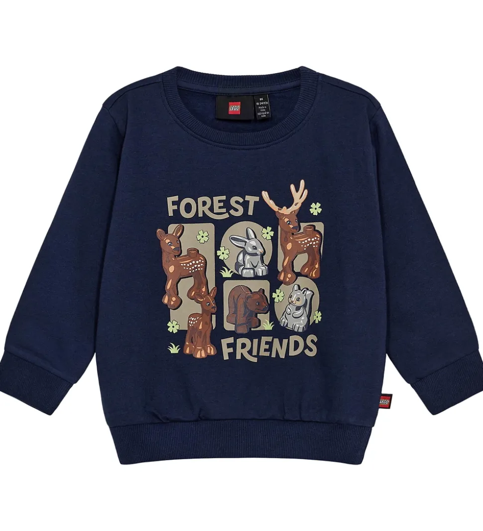 LEGO® Wear Duplo Sweatshirt - Mørkeblå m. Dyr