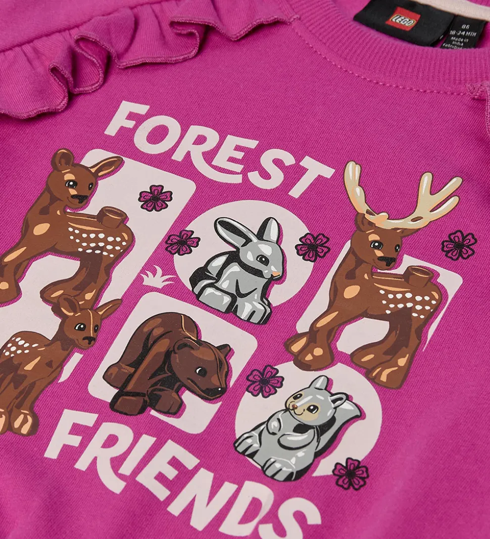 LEGO® Wear Duplo Sweatshirt - LwSanyu - Pink m. Dyr