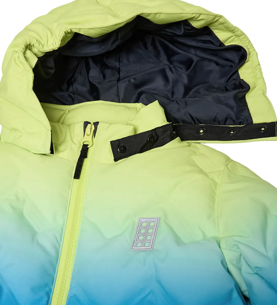 LEGO® Wear Dynejakke - LWJested 709 - Turkis/Gul