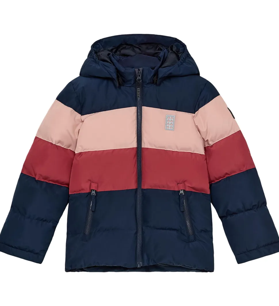 LEGO® Wear Dynejakke - LWJipe 705 - Navy/Dark Rose/Rose/