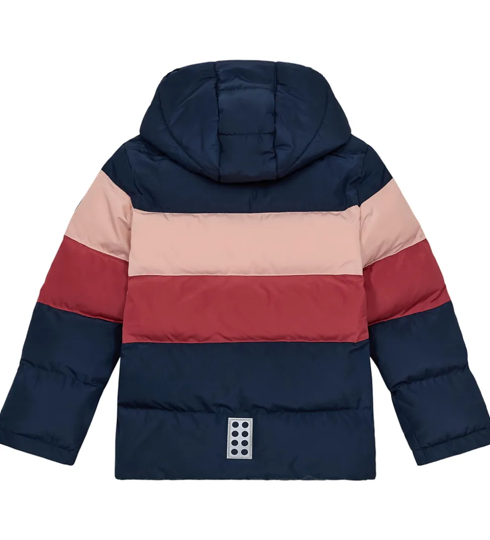 LEGO® Wear Dynejakke - LWJipe 705 - Navy/Dark Rose/Rose/