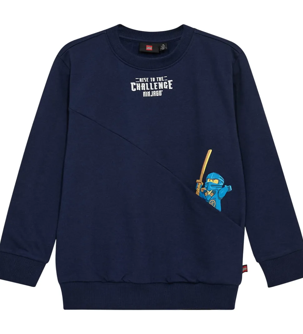 LEGO® Wear Ninjago Sweatshirt - LwsAku - Mørkeblå