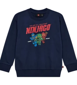LEGO® Wear Ninjago Sweatshirt - LwSaku - Mørkeblå