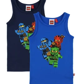 LEGO® Wear Ninjago Undertrøjer - 2-pak - LwaGan - Blå