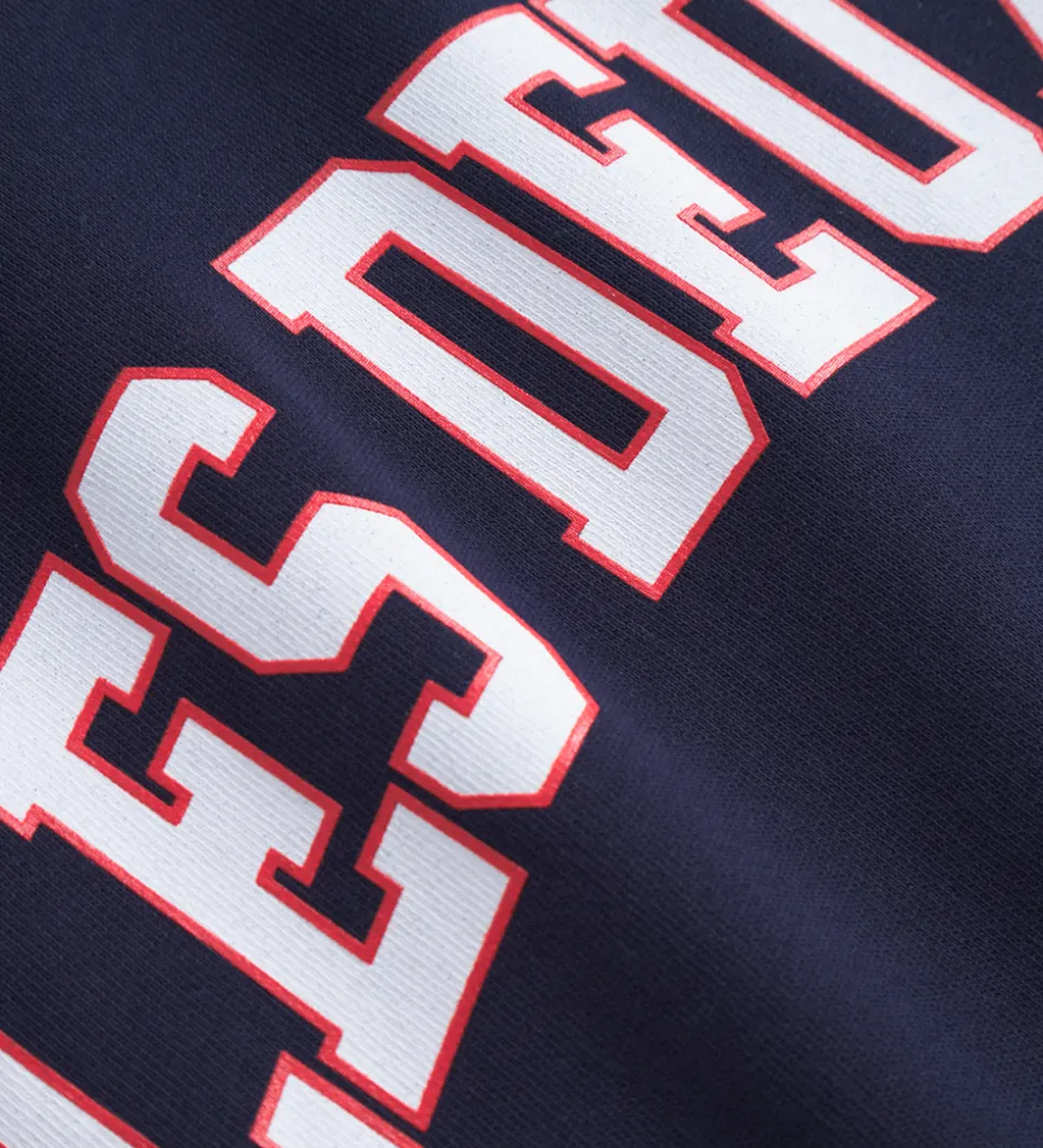 Les Deux Hættetrøje - Aidan - Dark Navy Blue m. Logo