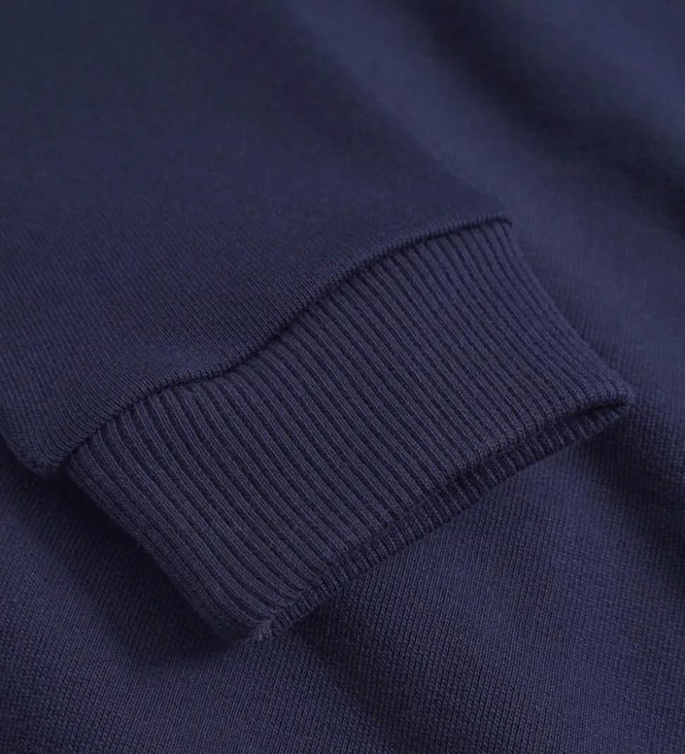 Les Deux Hættetrøje - Aidan - Dark Navy Blue m. Logo