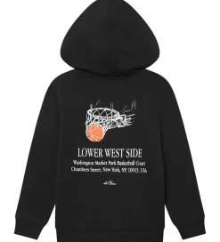 Les Deux Hættetrøje - West Side - Sort m. Print