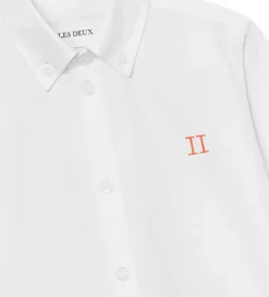 Les Deux Skjorte - Konrad Contrast Oxford - Hvid