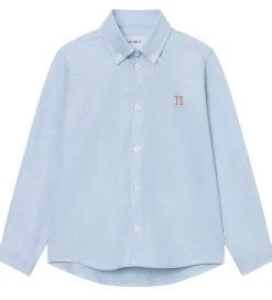 Les Deux Skjorte - Konrad Contrast Oxford - Light Blue
