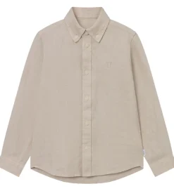 Les Deux Skjorte - Kristian Linen - Light Sand