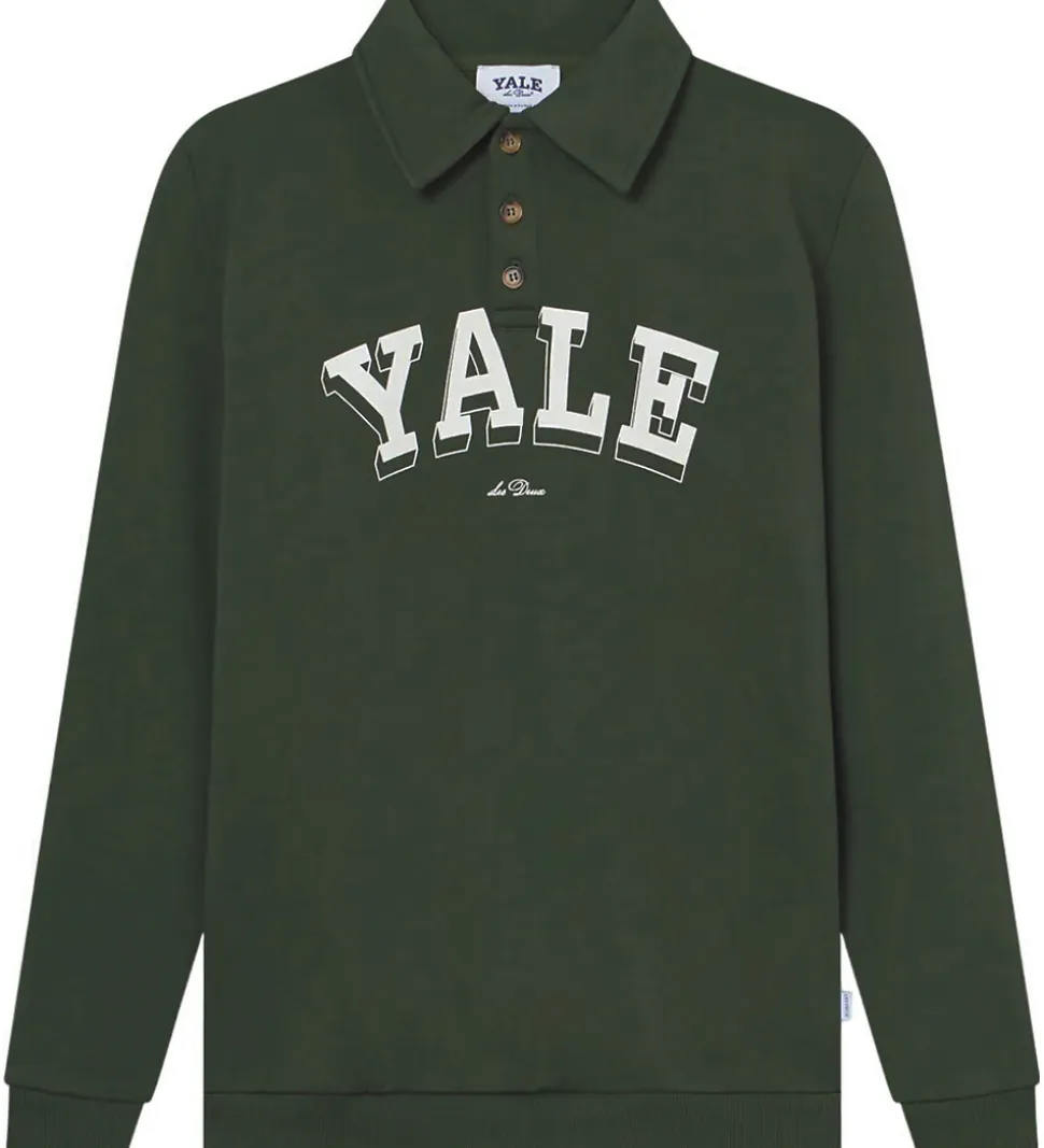Les Deux Sweatshirt - Polo - Yale - Grøn/Ivory