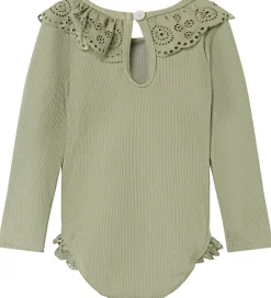 Lil' Atelier Badedragt - Rib - NbfFola - Forst Fog