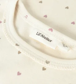 Lil Atelier Bluse - NmfFlalo - Turtledove/Heart