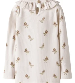 Lil' Atelier Bluser - Rib - NbfLavo - Almost Mauve/Goose