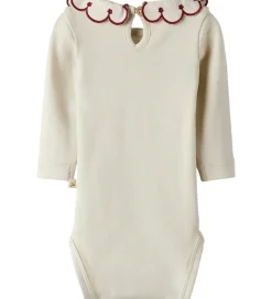 Lil' Atelier Body L/Æ - NmfFundo - Turtledove/ Red Dahila