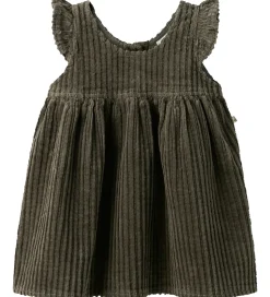 Lil Atelier Kjole - Fløjl - NmfRaul - Sea Turtle