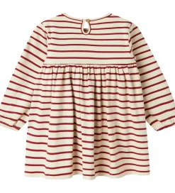 Lil' Atelier Kjole - NmfLima - Turtledove/Red Dahlia