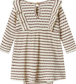 Lil' Atelier Kjolebody l/æ - Rib - NbfOsophia - Hot Chocolate