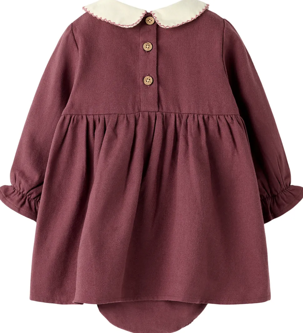 Lil Atelier Kjolebody l/æ - NbfRebel - Catawba Grape