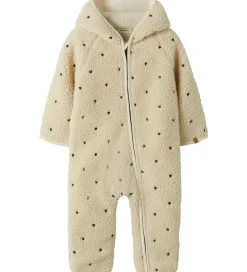 Lil' Atelier Køredragt - Teddy - NbnNalo Loose - Turtledove/Hear