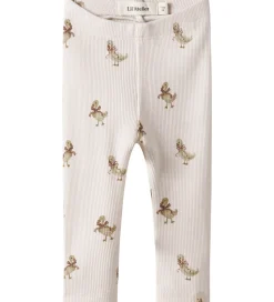 Lil' Atelier Leggings - Rib - NbfLavo - Almost Mauve/Goose